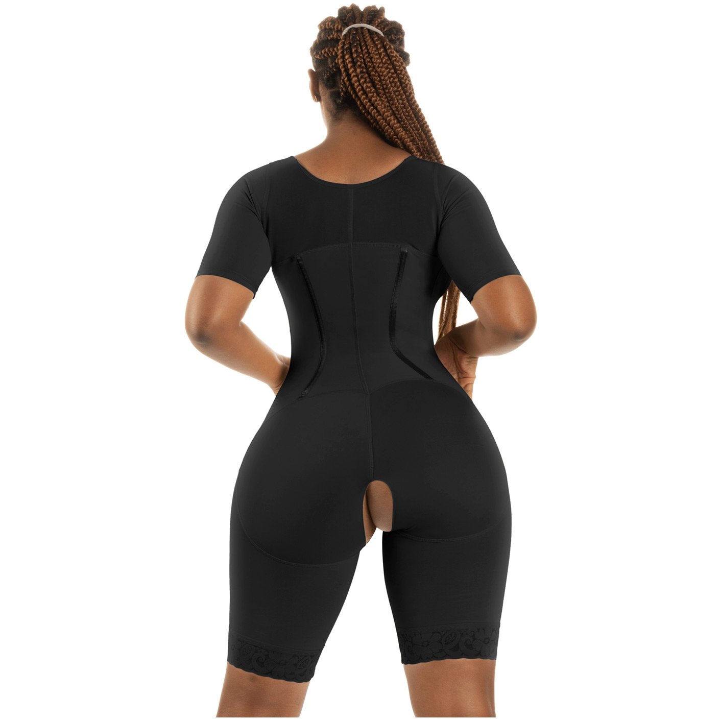 Bling Shapers 938BF | Stratchable Shapewear Bodysuit | Full Body Shaper with Sleeves | 3 in 1 Best Post Surgery Firm Control Women Garment - fajacolombian