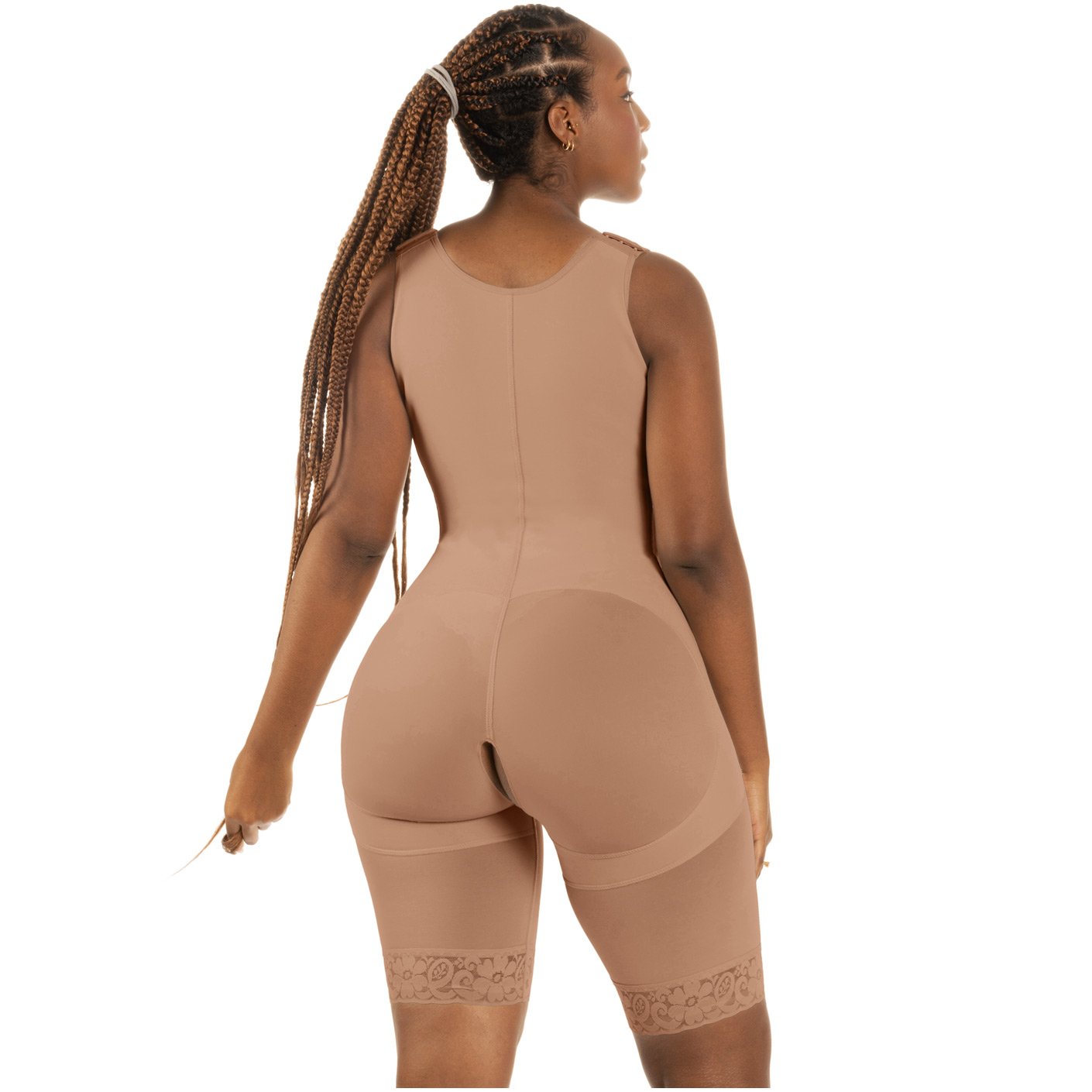 Bling Shapers 553BF | Beauty-Lover Shapewear for Women Tummy Control | Adjustable 3 Row Hooks Body Shaper Butt Lifter Thigh Slimmer - fajacolombian