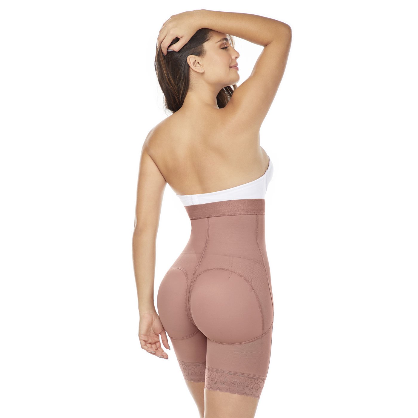 MariaE Fajas FC304 | Postpartum High-Waisted Shorts for Women Tummy Control | High Compression Shorts Women for Postpartum - fajacolombian