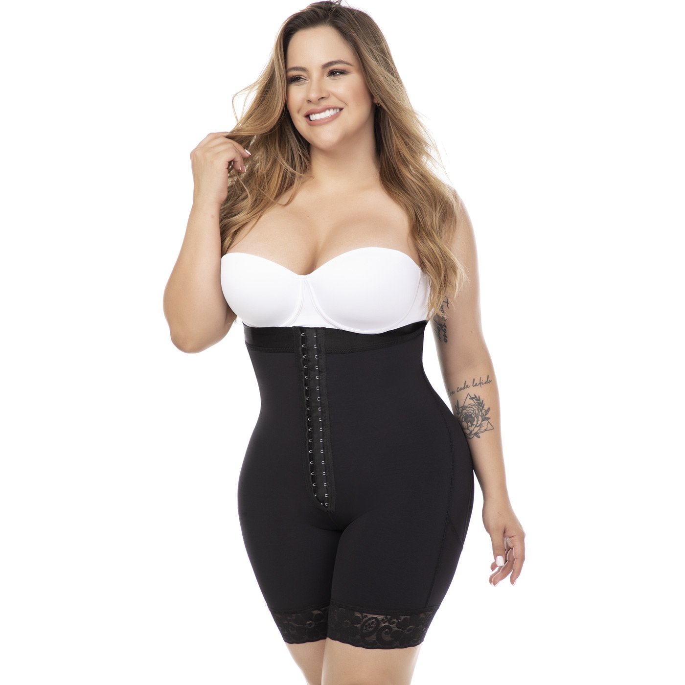 MariaE Fajas FC304 | Postpartum High-Waisted Shorts for Women Tummy Control | High Compression Shorts Women for Postpartum - fajacolombian