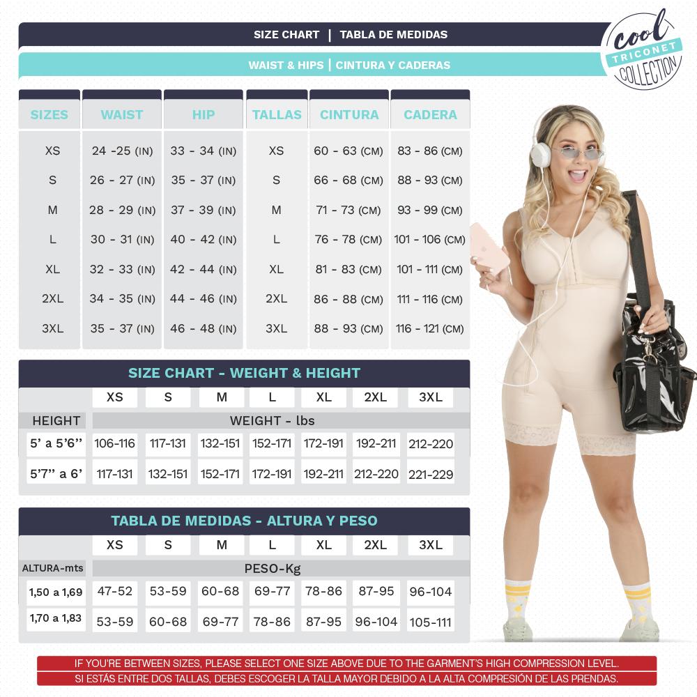Fajas SONRYSE TR53 | Post Surgery Tummy Stage 2 Tuck Bodyshaper for Women | Best Women Tummy Trimmer Butt Lifter Thong Lace Style - fajacolombian