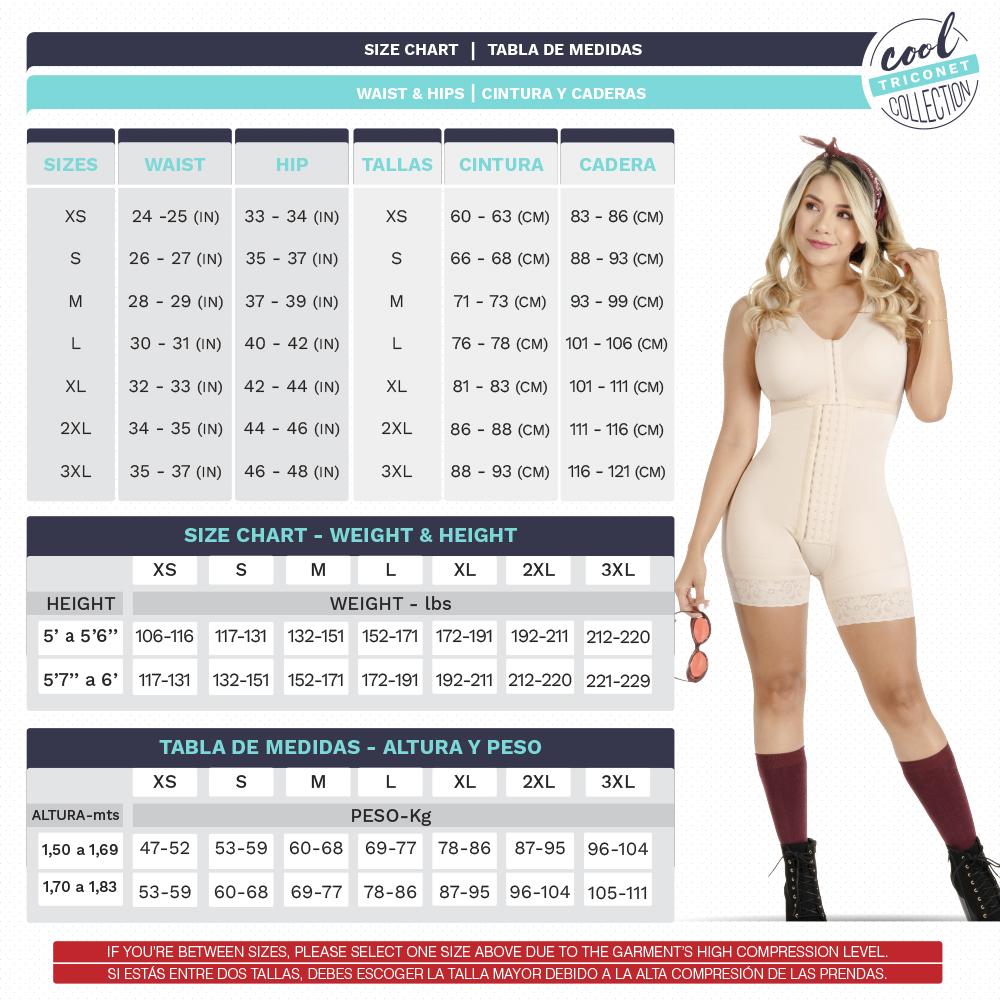 Fajas SONRYSE TR086BF | Wide Strap Shapewear for Women Tummy Control | Adjustable Hooks Body Shaper Butt Lifter Thigh Slimmer - fajacolombian