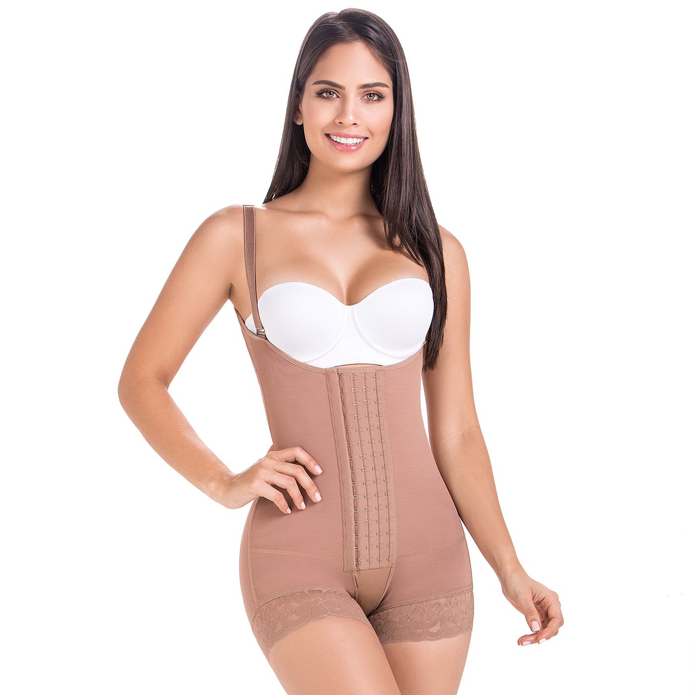 MariaE 9434 | Postpartum Boyshort Shapewear for Women | Strapless & Tummy Control - fajacolombian