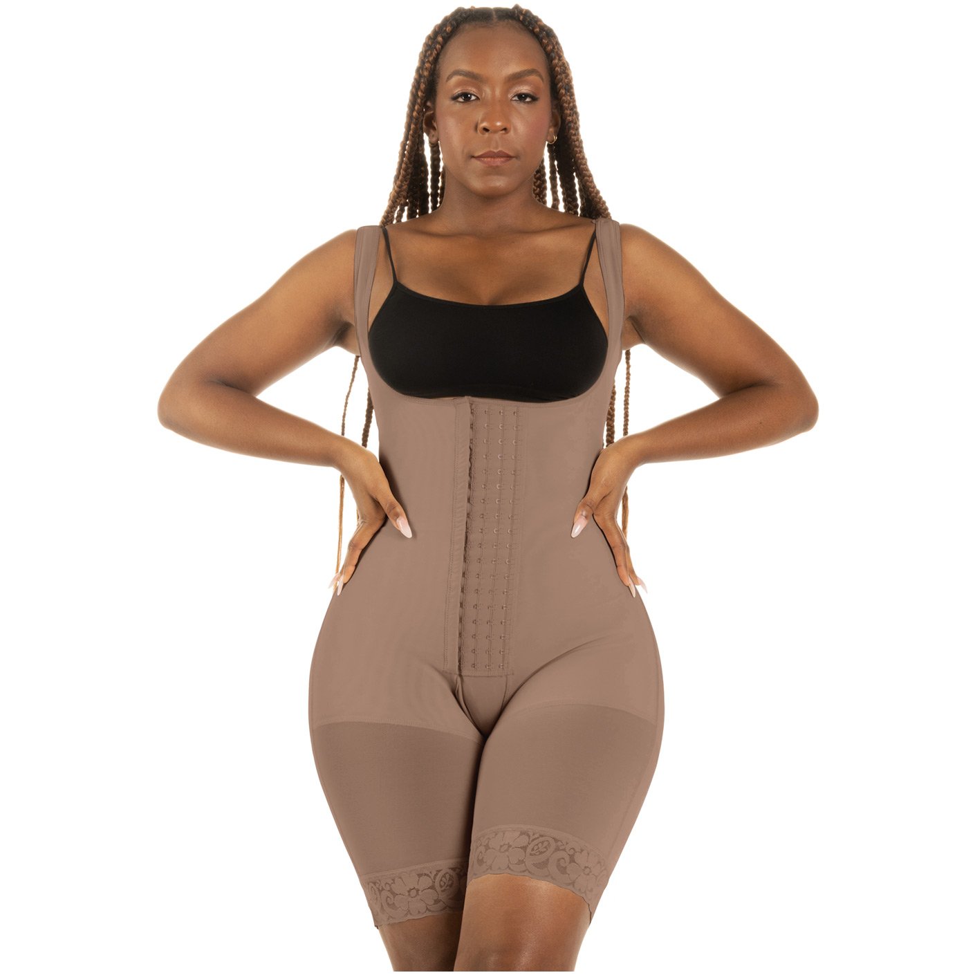 Bling Shapers 098  | Comfortable Tummy Control Bodyshaper | Perfect Butt Lifter Bodysuit | Colombian Shapewear for Postpartum and Post Surgery - fajacolombian