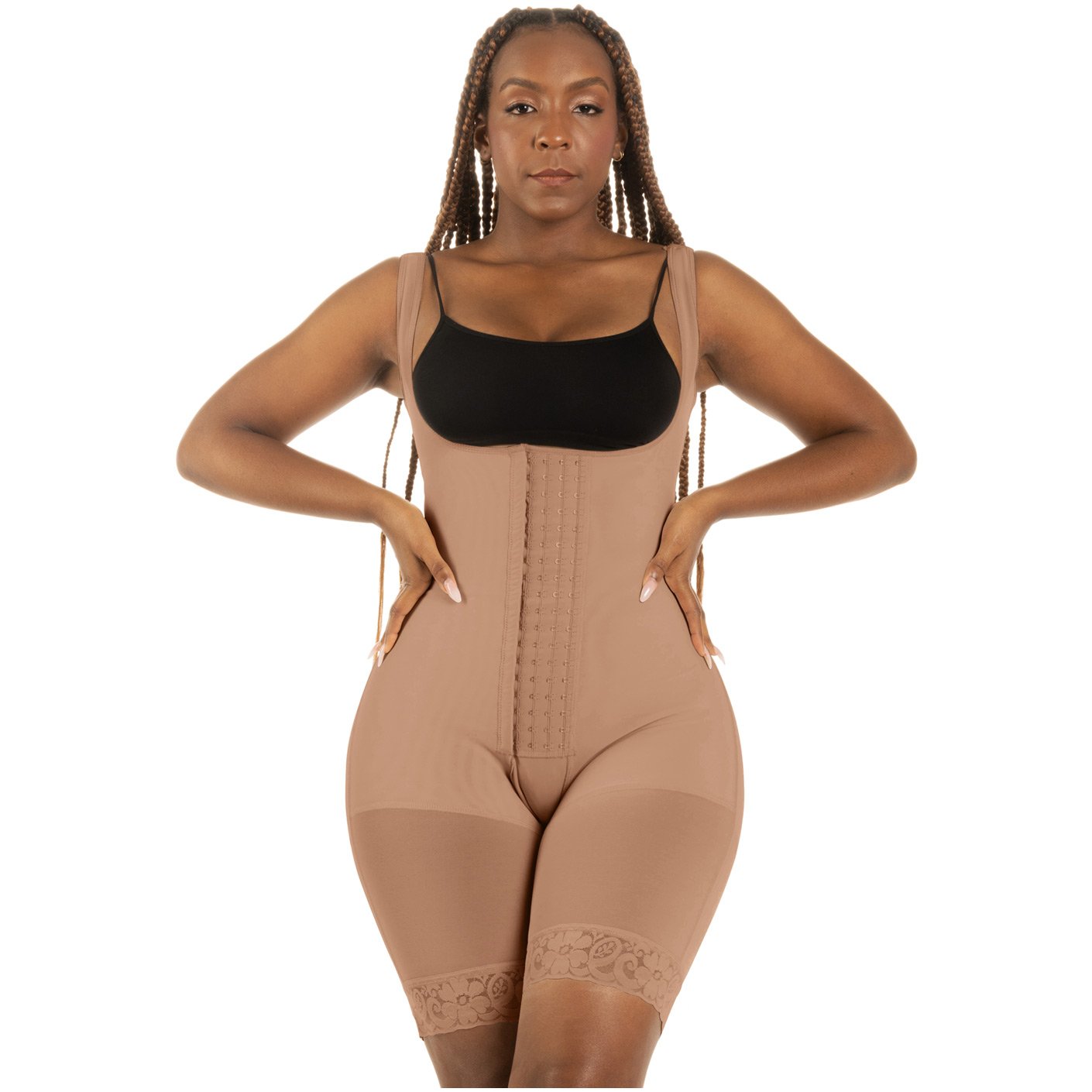 Bling Shapers 098  | Comfortable Tummy Control Bodyshaper | Perfect Butt Lifter Bodysuit | Colombian Shapewear for Postpartum and Post Surgery - fajacolombian