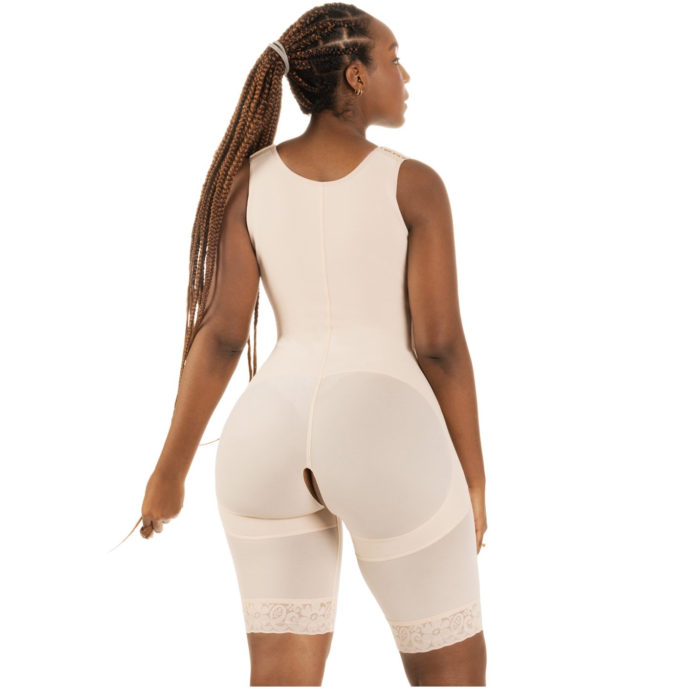 Bling Shapers 553BF | Beauty-Lover Shapewear for Women Tummy Control | Adjustable 3 Row Hooks Body Shaper Butt Lifter Thigh Slimmer - fajacolombian
