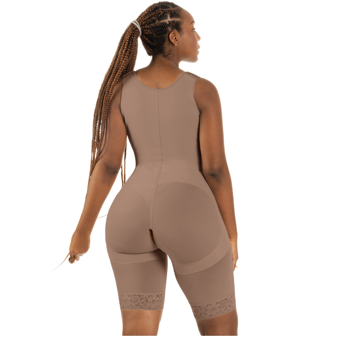 Bling Shapers 553BF | Beauty-Lover Shapewear for Women Tummy Control | Adjustable 3 Row Hooks Body Shaper Butt Lifter Thigh Slimmer - fajacolombian
