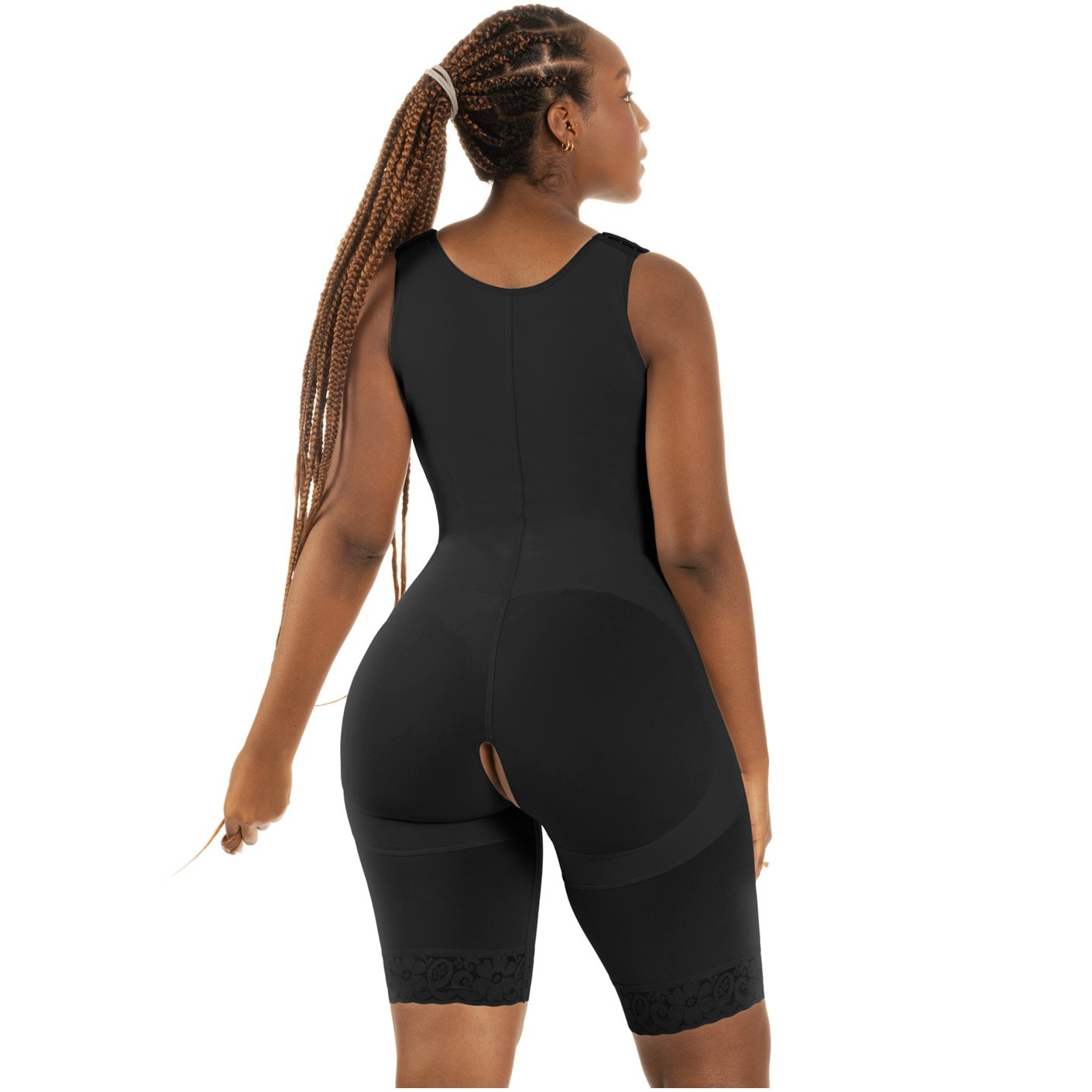Bling Shapers 553BF | Beauty-Lover Shapewear for Women Tummy Control | Adjustable 3 Row Hooks Body Shaper Butt Lifter Thigh Slimmer - fajacolombian