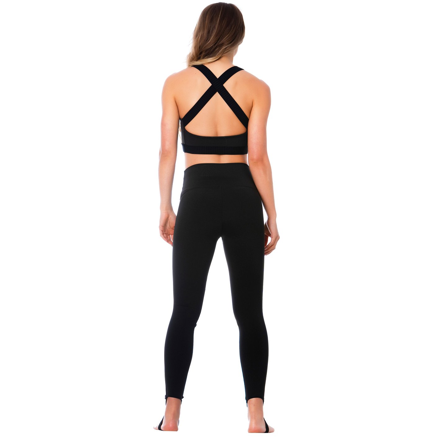FlexMee 902036 | Criss-Cross Sports Underbust Band Bra for Women | Criss-Cross Back Bra for Workout - fajacolombian