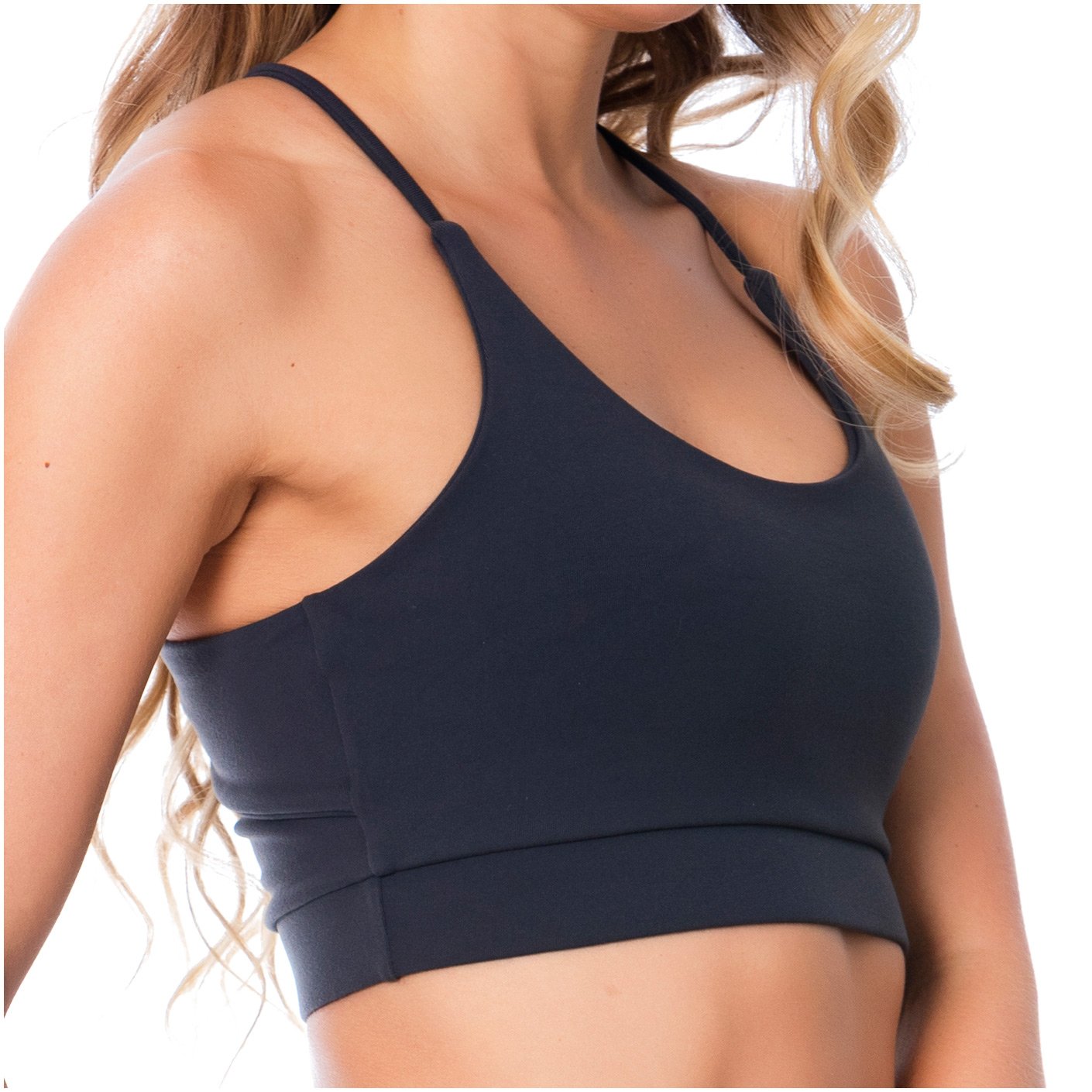 FLEXMEE  902037 2020-1 | Women's Gray T-Back Gym Bra - fajacolombian