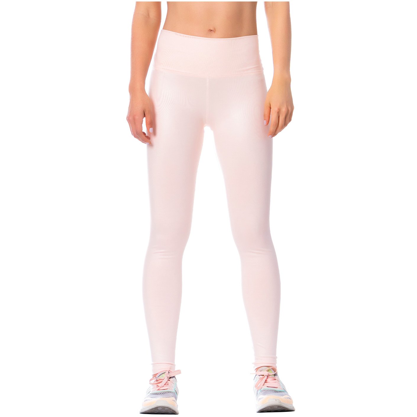 FLEXMEE 946164 | High-Rise Shimmer Sports Leggings for Women | Stylish Workout High Waist Tummy Control Leggings - fajacolombian
