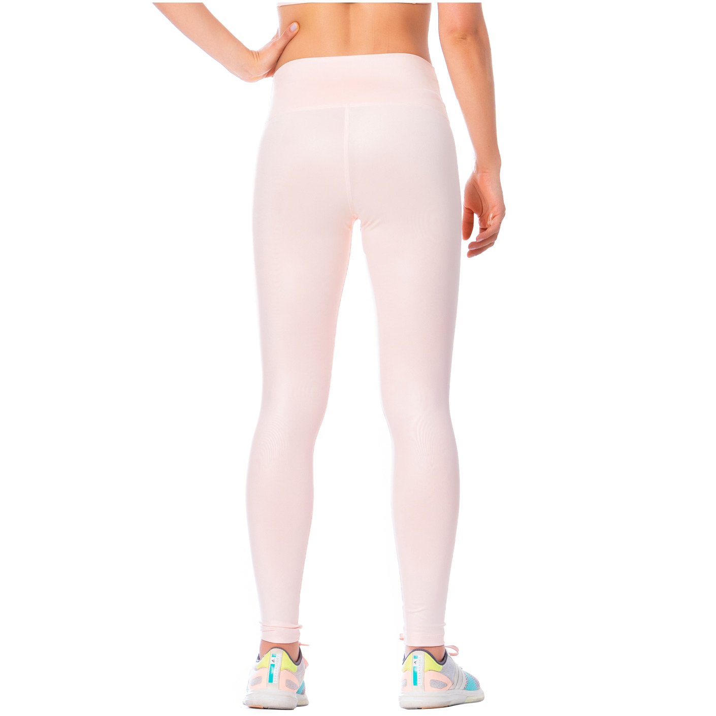 FLEXMEE 946164 | High-Rise Shimmer Sports Leggings for Women | Stylish Workout High Waist Tummy Control Leggings - fajacolombian