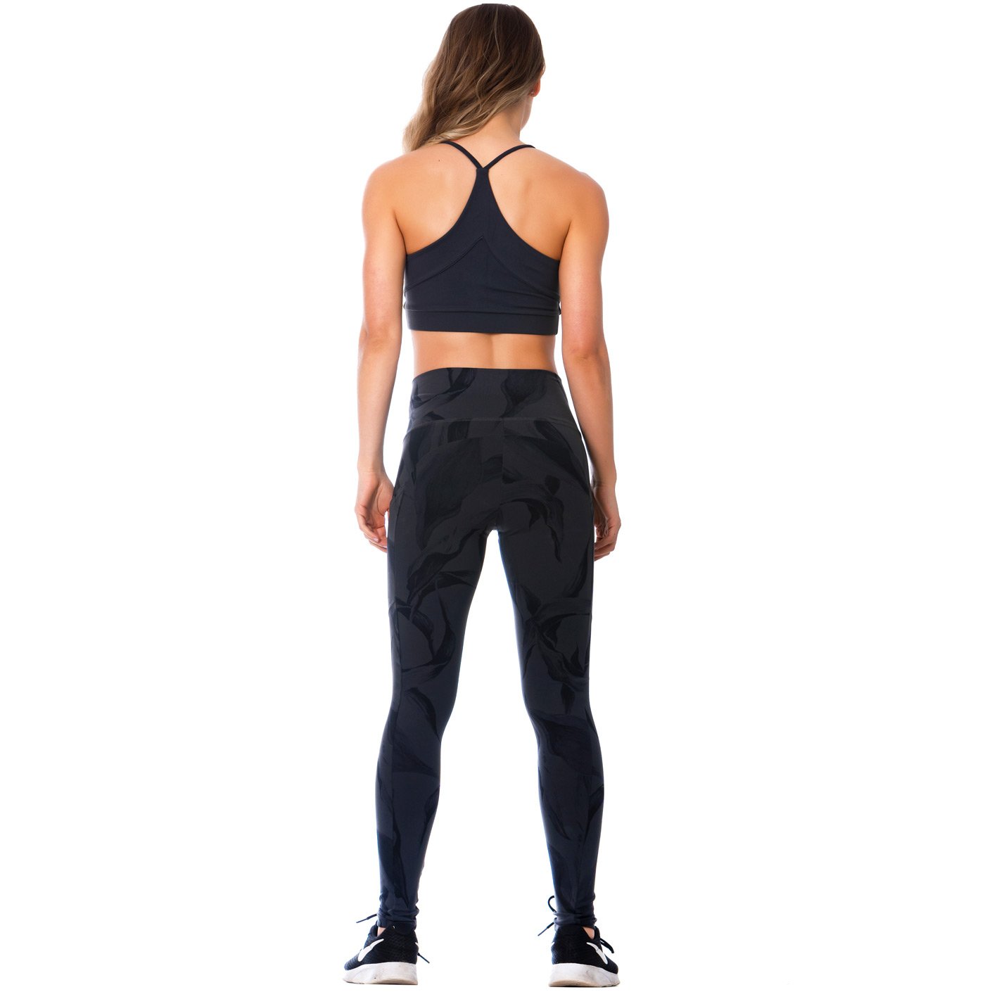 FLEXMEE  946171 | Stylish High Waist Workout Leggings for Women | Tummy Control Waistband Sports Legging - fajacolombian