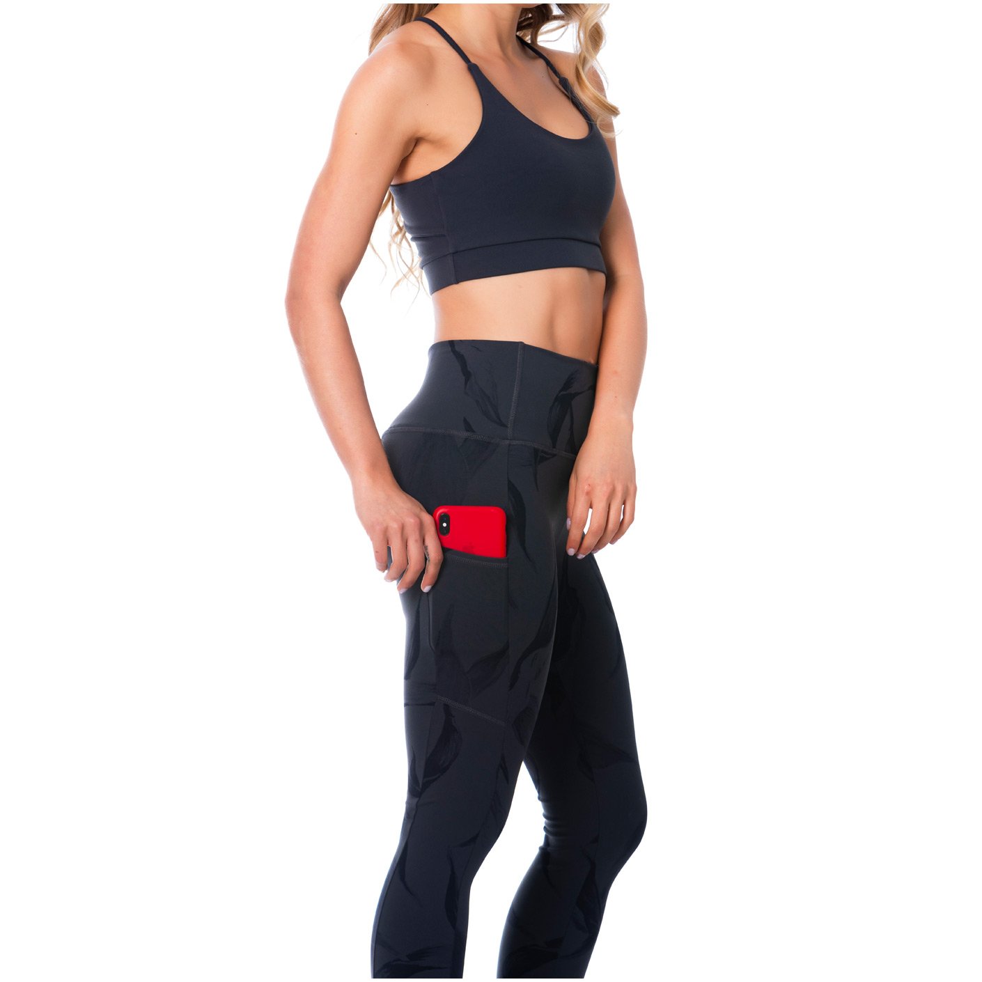 FLEXMEE  946171 | Stylish High Waist Workout Leggings for Women | Tummy Control Waistband Sports Legging - fajacolombian