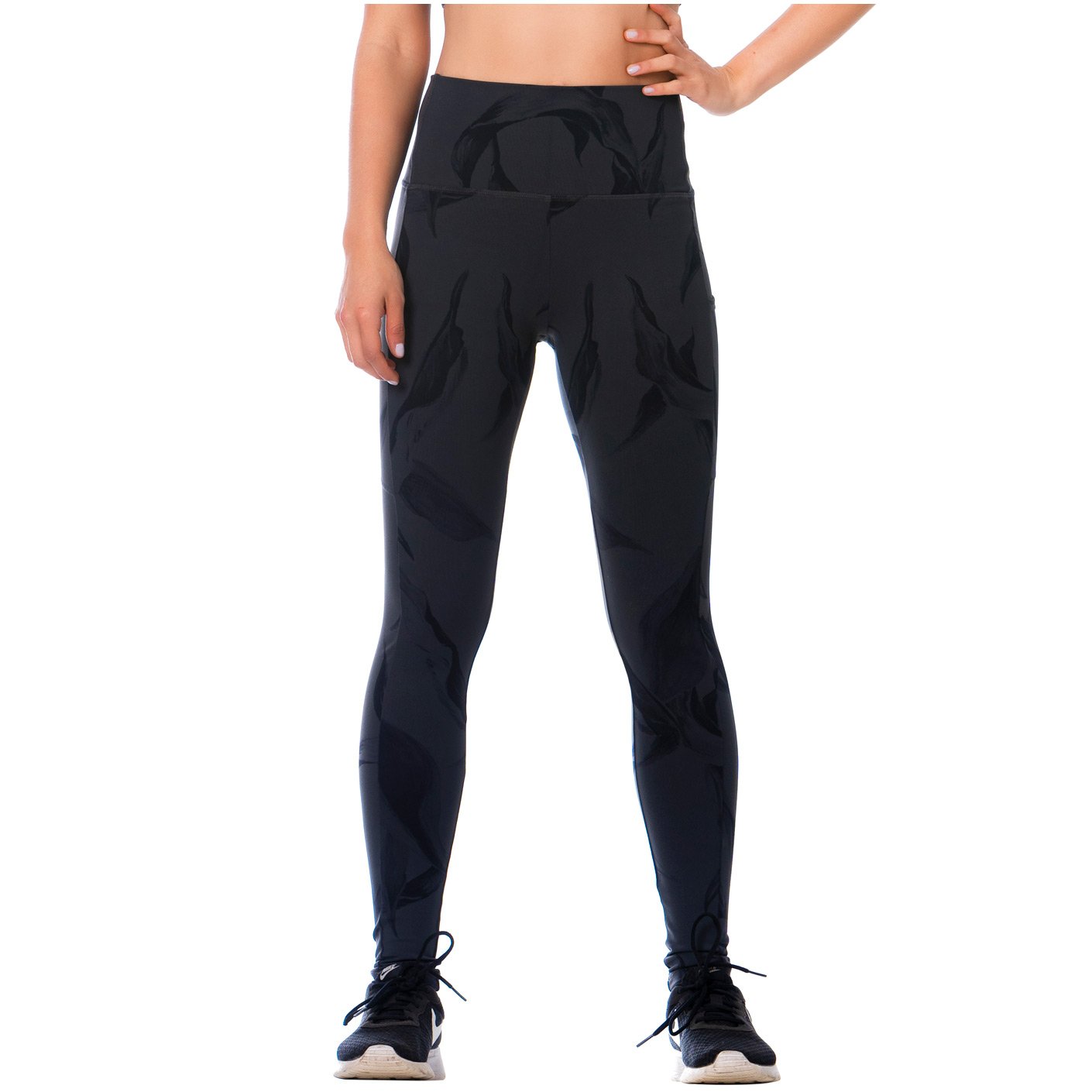FLEXMEE  946171 | Stylish High Waist Workout Leggings for Women | Tummy Control Waistband Sports Legging - fajacolombian