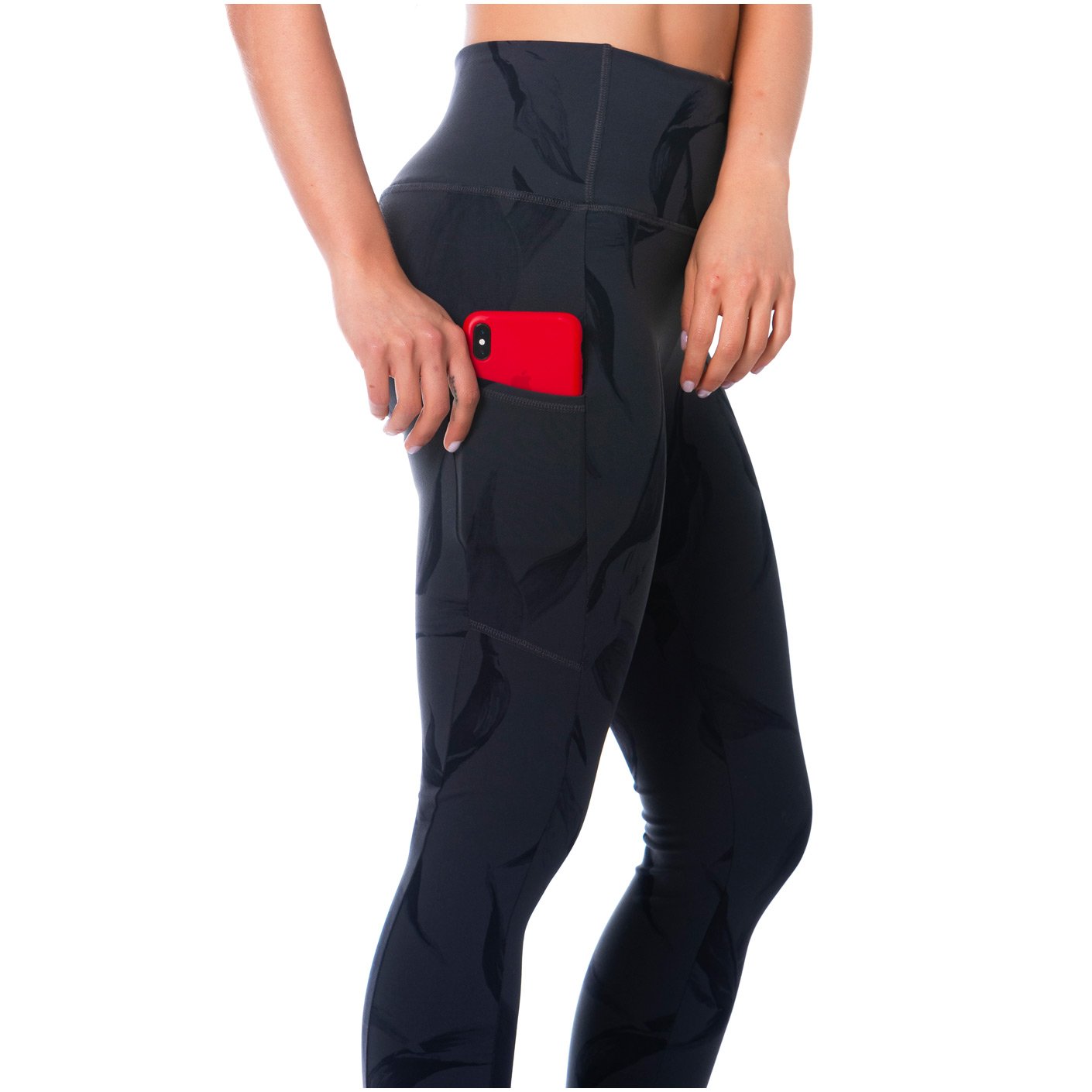 FLEXMEE  946171 | Stylish High Waist Workout Leggings for Women | Tummy Control Waistband Sports Legging - fajacolombian