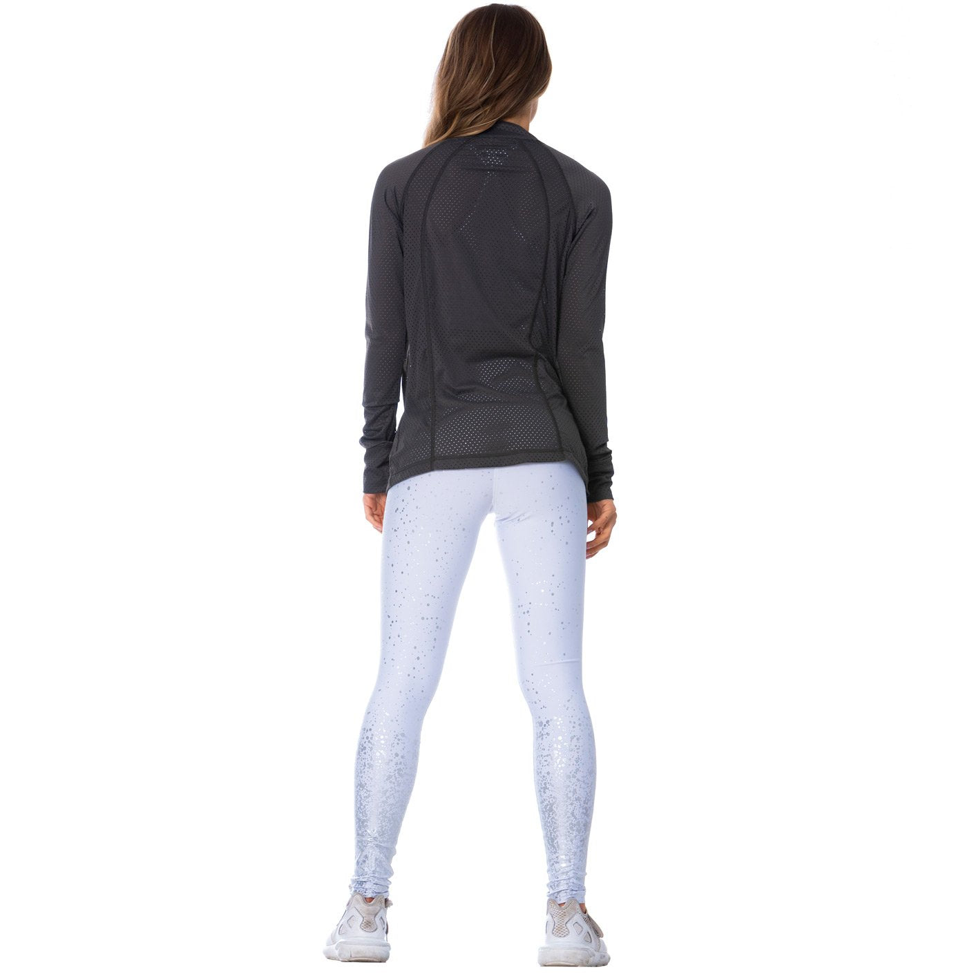 FLEXMEE 980010 | See-Through Gray Sports Jacket for Women - fajacolombian
