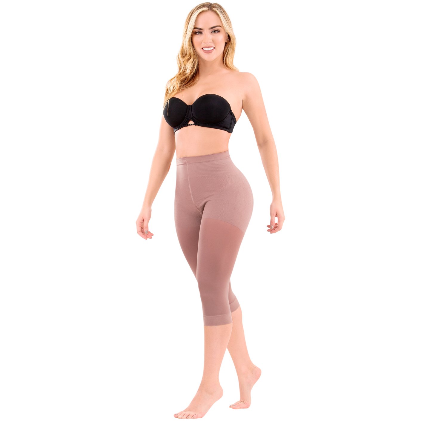 LATY ROSE 21993 | Shapewear Push Up Pants for women Butt-lifting Compression Capris | Daily Use - fajacolombian