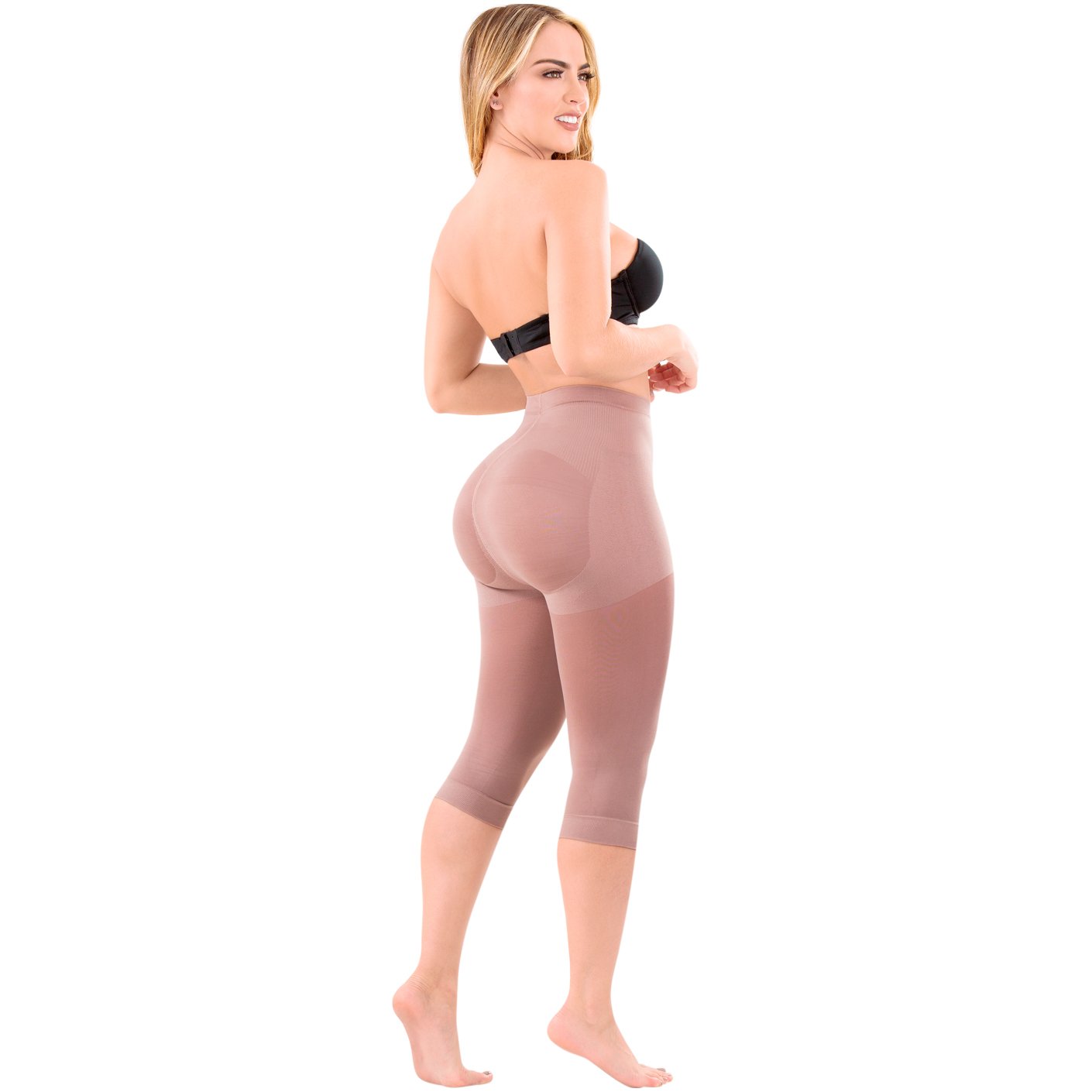 LATY ROSE 21993 | Shapewear Push Up Pants for women Butt-lifting Compression Capris | Daily Use - fajacolombian