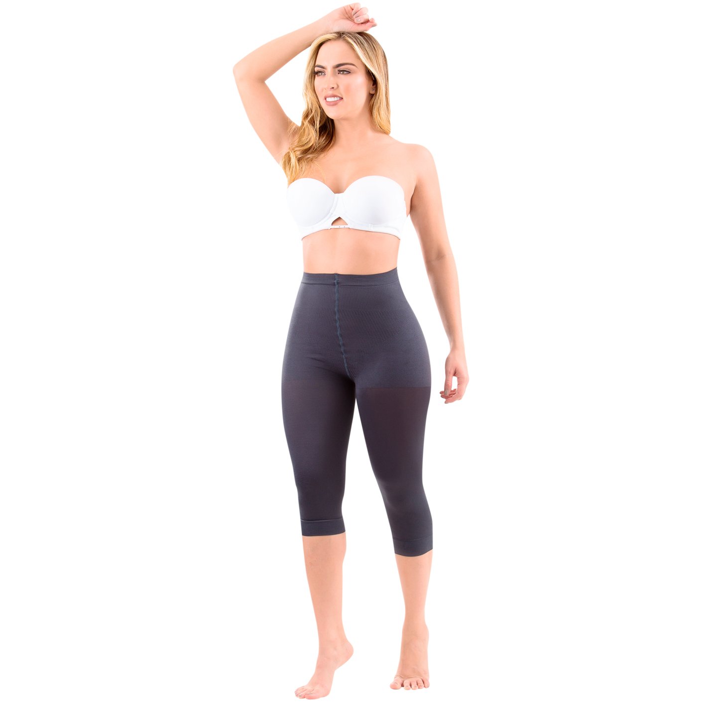 LATY ROSE 21993 | Shapewear Push Up Pants for women Butt-lifting Compression Capris | Daily Use - fajacolombian