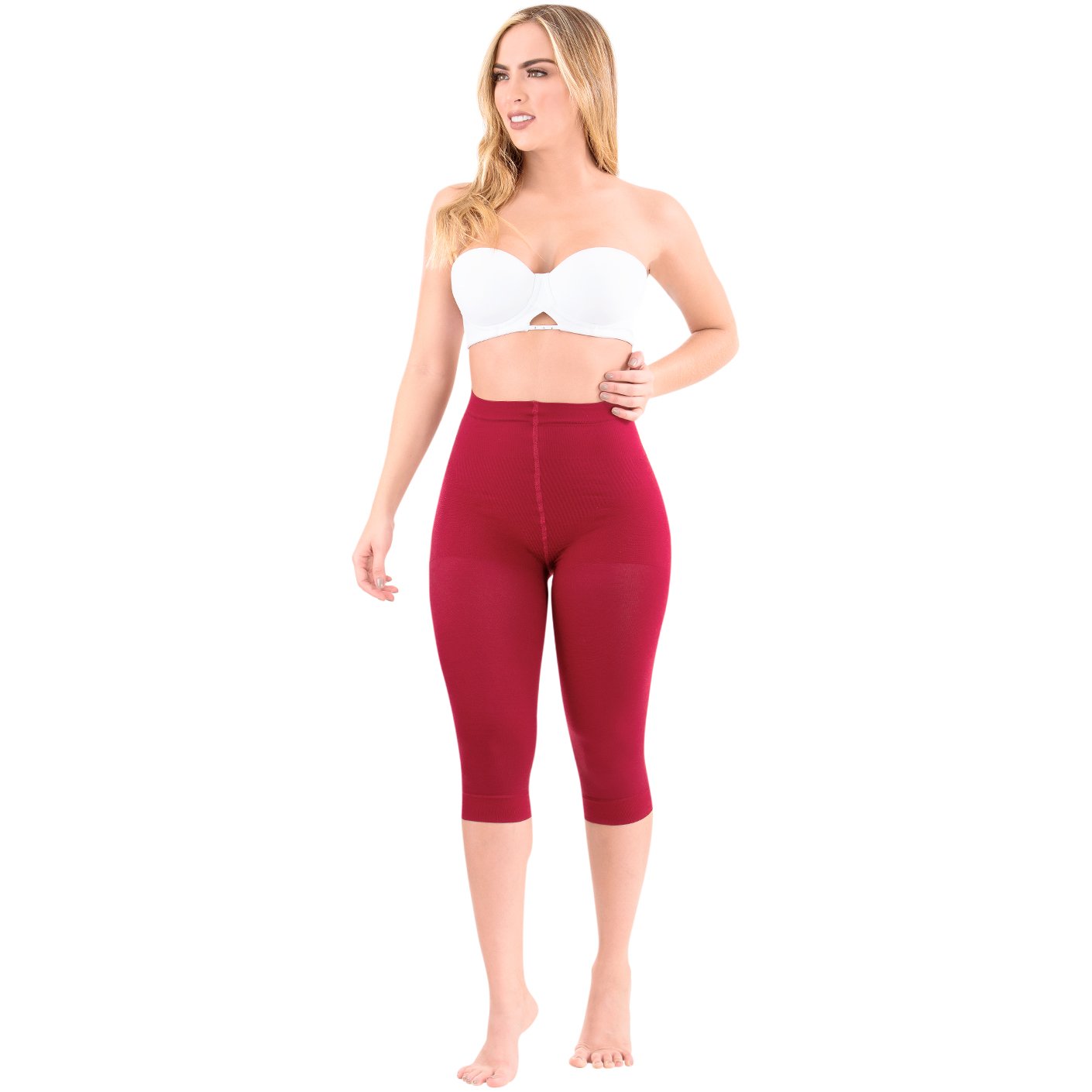 LATY ROSE 21993 | Shapewear Push Up Pants for women Butt-lifting Compression Capris | Daily Use - fajacolombian