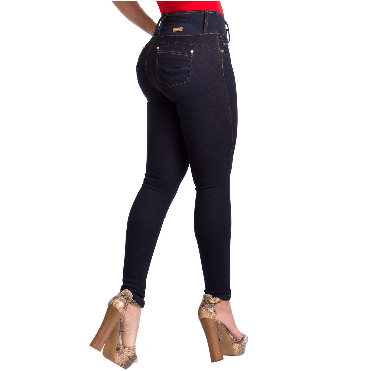 Colombian Wide Waistband Butt Lifter Jeans - Pal Negocio