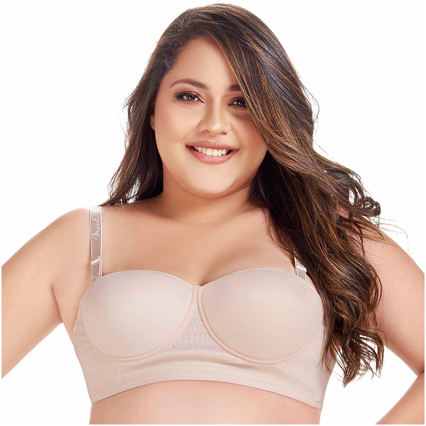 MariaE Fajas 9184 | Perfect Removable and Adjustable Wide Bra Straps - fajacolombian