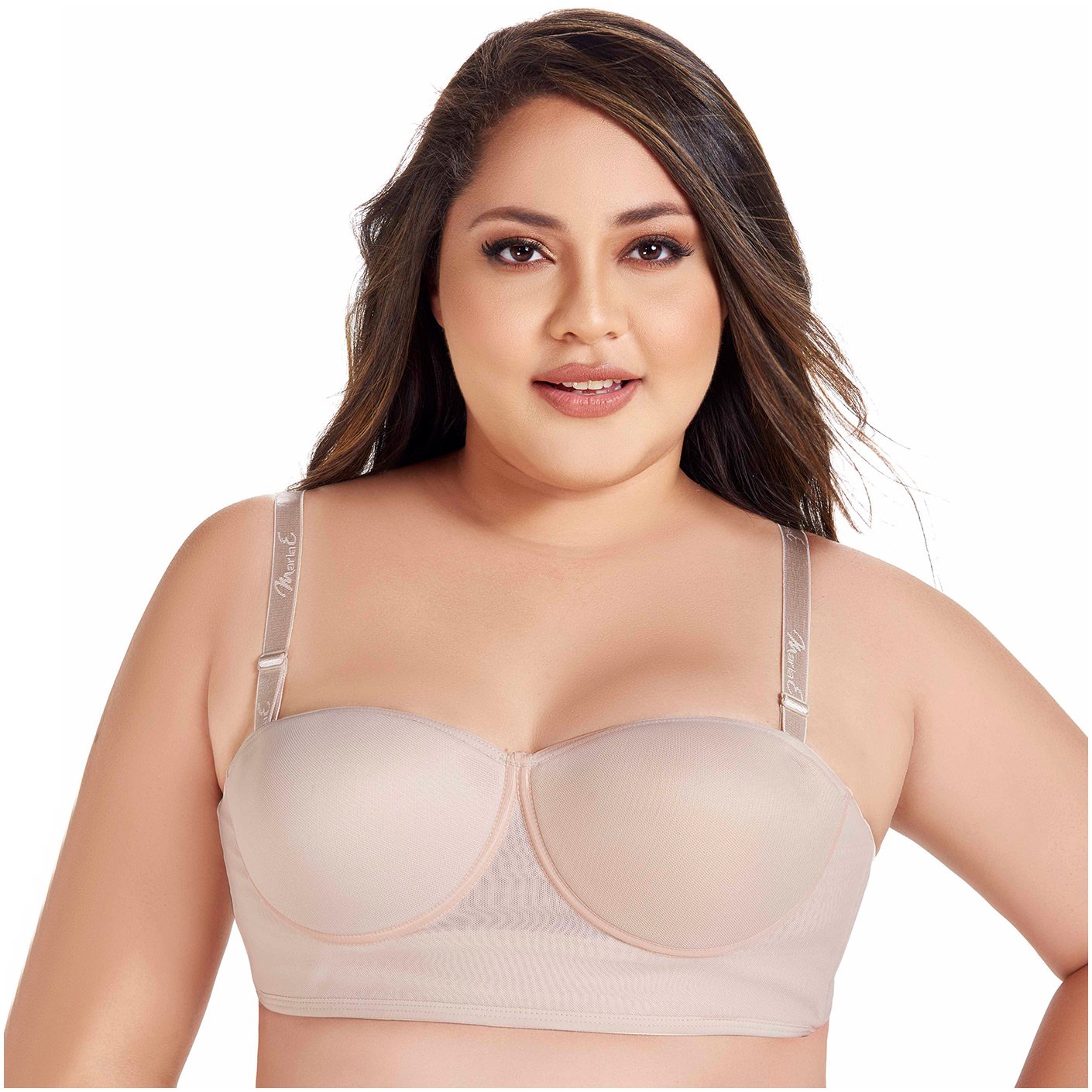 MariaE Fajas 9184 | Perfect Removable and Adjustable Wide Bra Straps - fajacolombian
