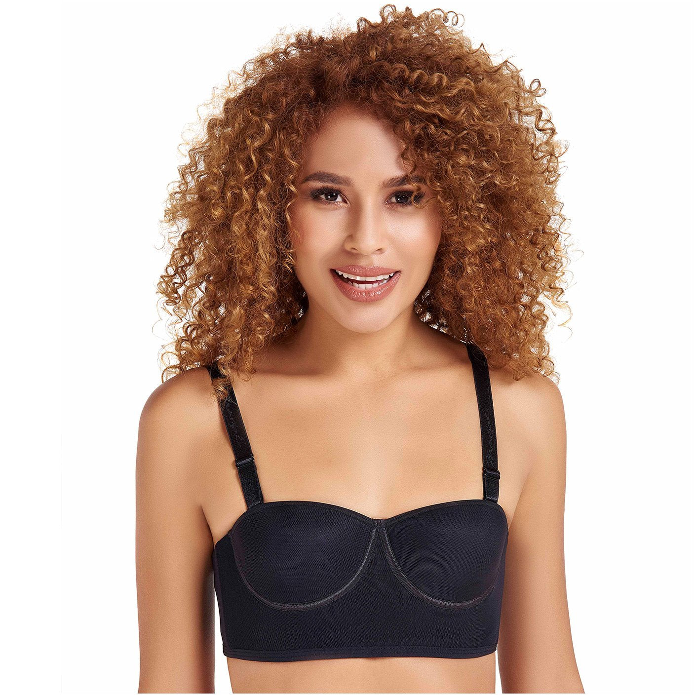 MariaE Fajas 9184 | Perfect Removable and Adjustable Wide Bra Straps - fajacolombian