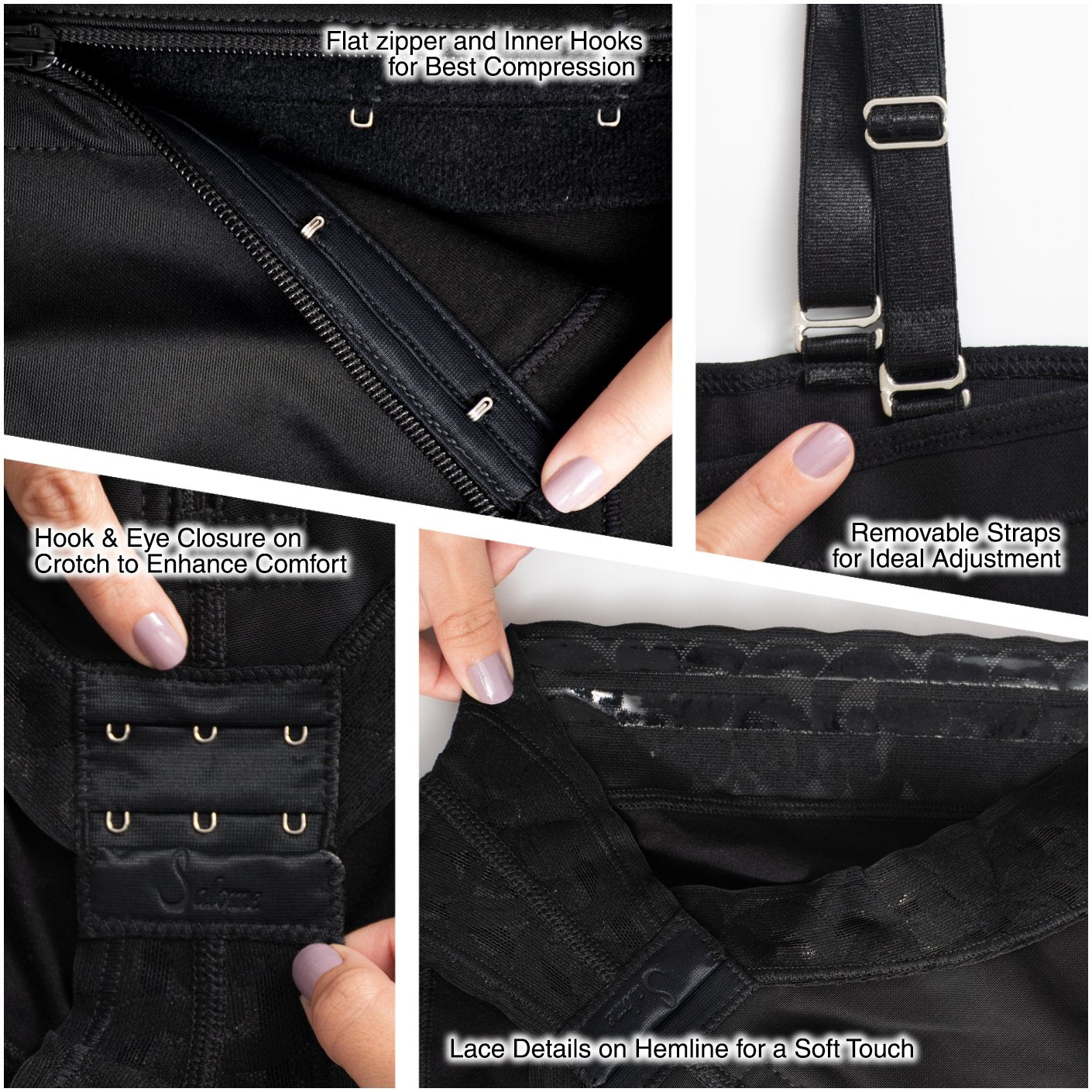  Strapless Butt Lifting Shapewear Girdle for Dresses