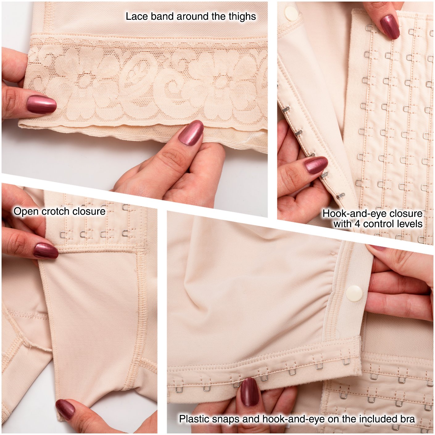 Fajas SONRYSE 086 | Dress Nightout Bodysuit Shapewear | Postpartum | Post Surgery - Pal Negocio