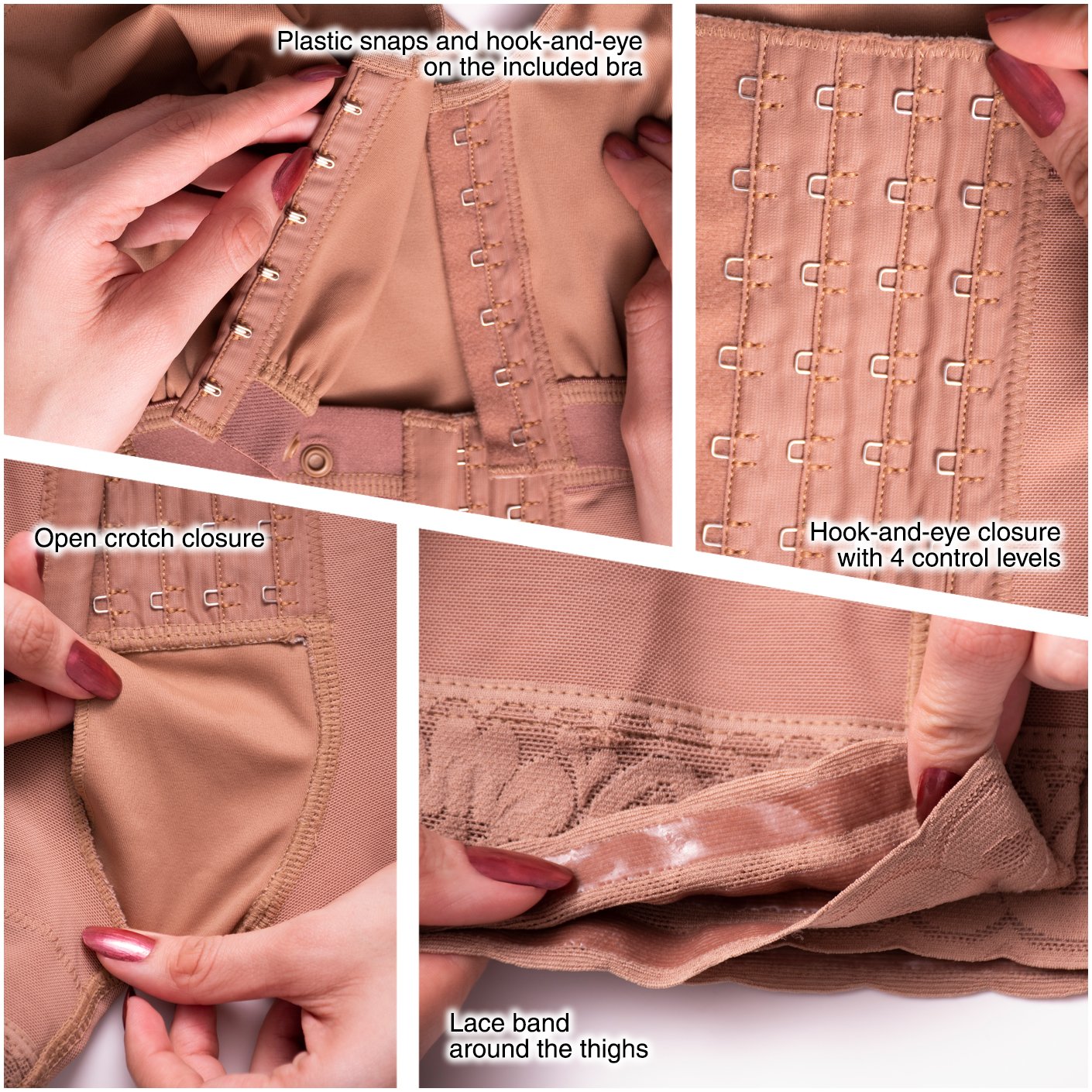 Fajas SONRYSE 086 | Dress Nightout Bodysuit Shapewear | Postpartum | Post Surgery - Pal Negocio