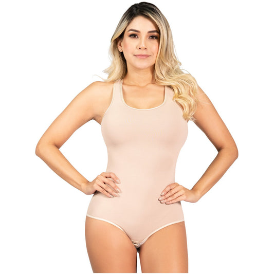 Sonryse 002 | One Piece Criss Cross Back Compression External Body for Women - fajacolombian