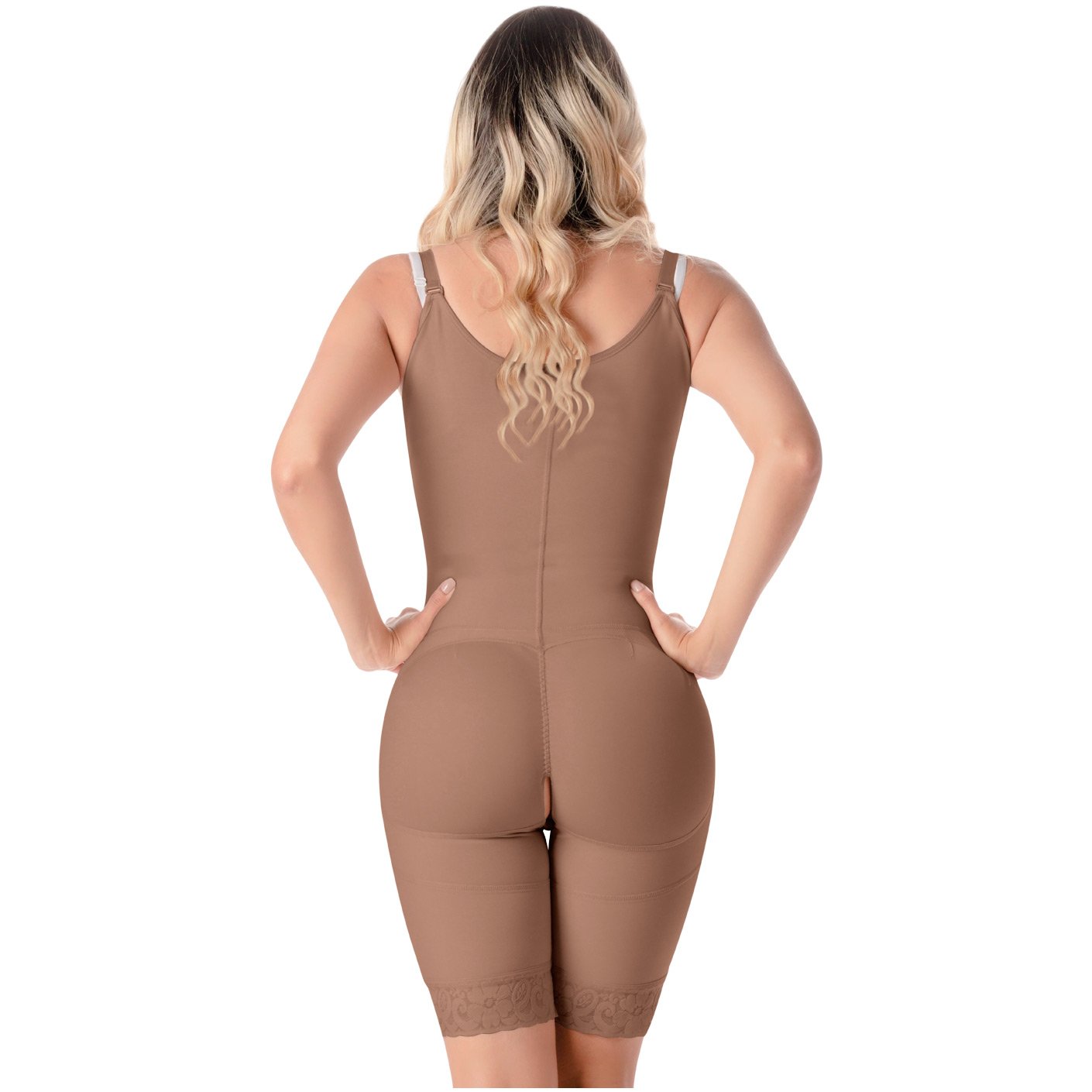Sonryse 047 | Soft Post-surgery Body Shaper for Women | Classic Strapless Short Length Body Shaper for Women - fajacolombian