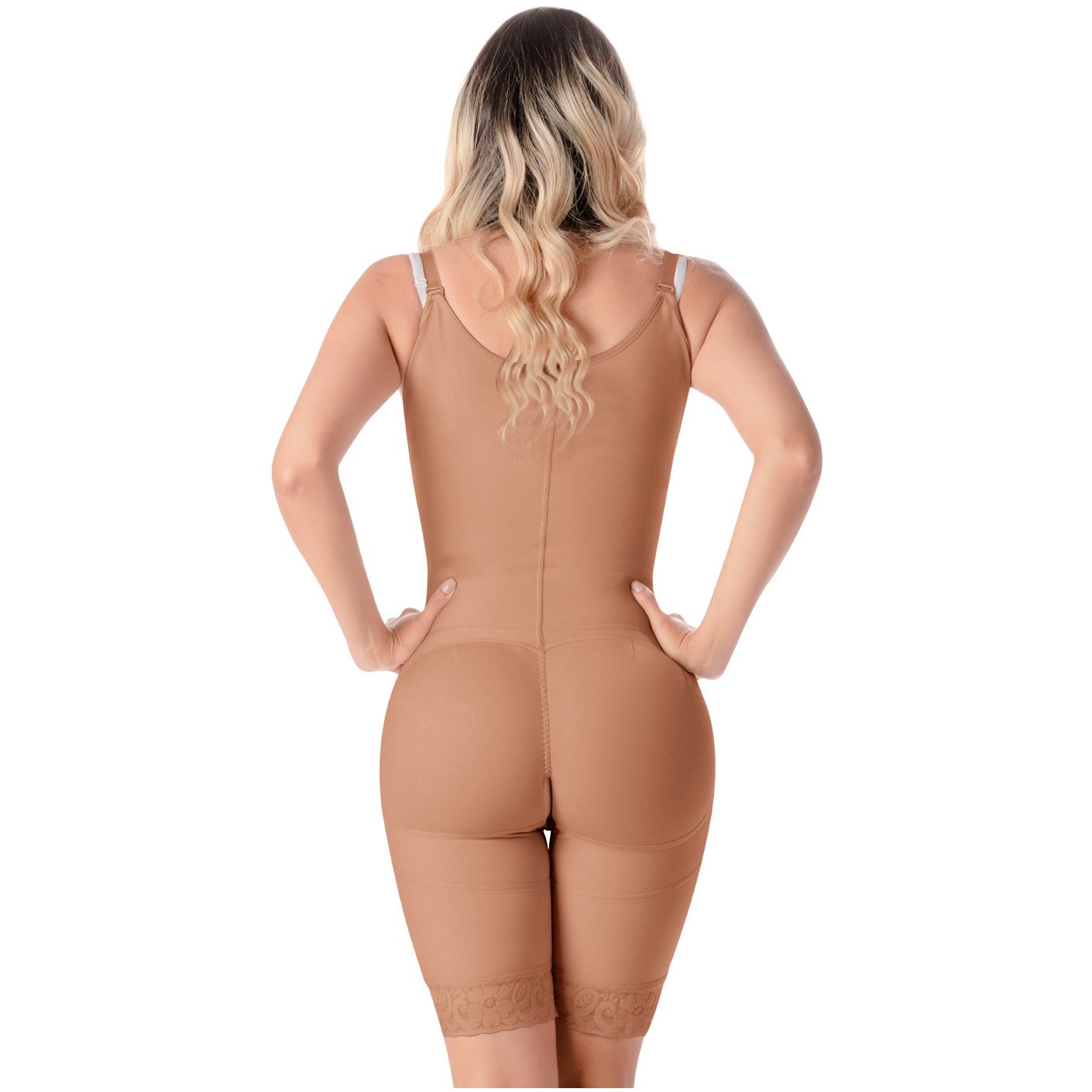 Sonryse 047 | Soft Post-surgery Body Shaper for Women | Classic Strapless Short Length Body Shaper for Women - fajacolombian