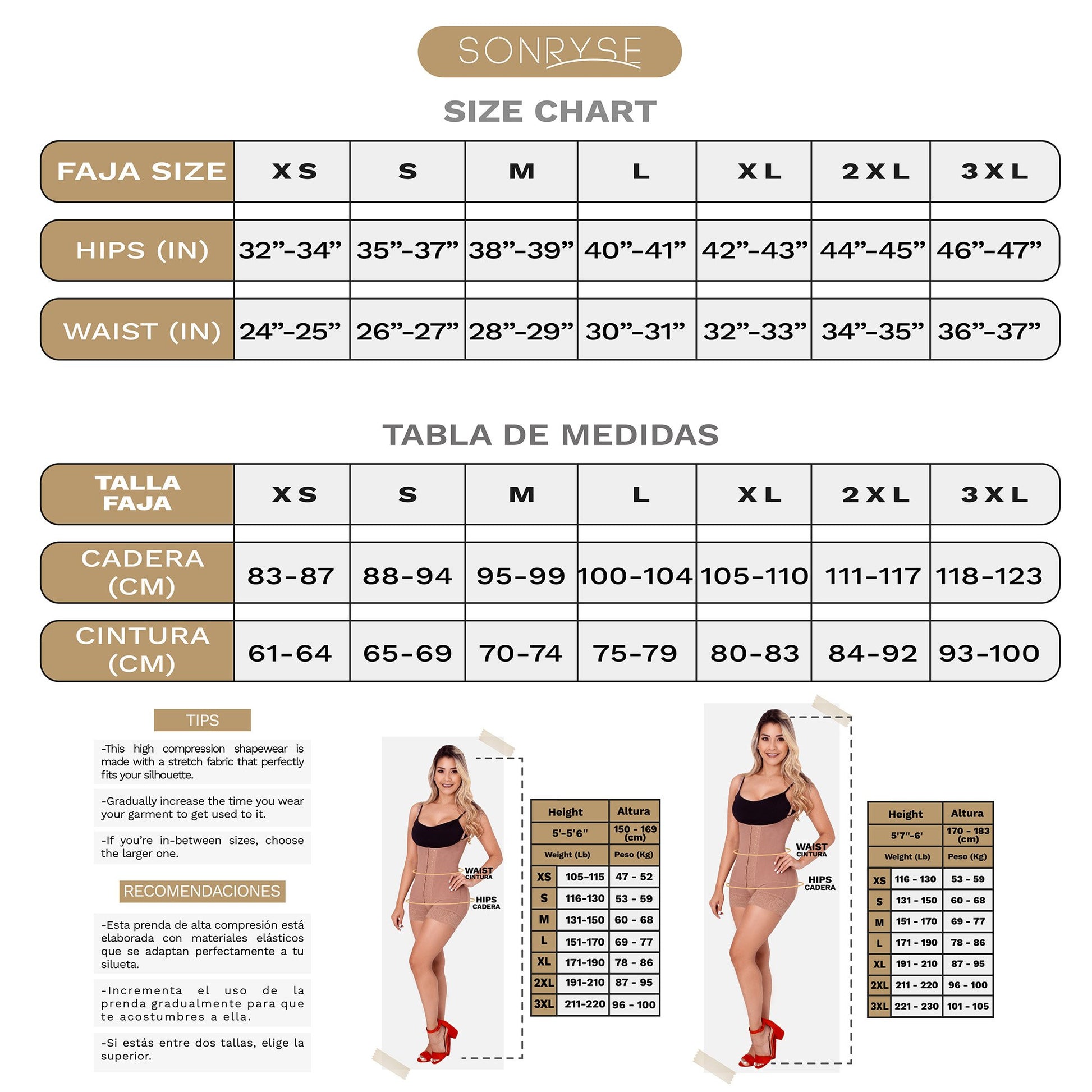 Sonryse 085 | Bodysuit Shapewear with Built-in Bra | Postpartum, Post Surgery, First Stage Use - fajacolombian