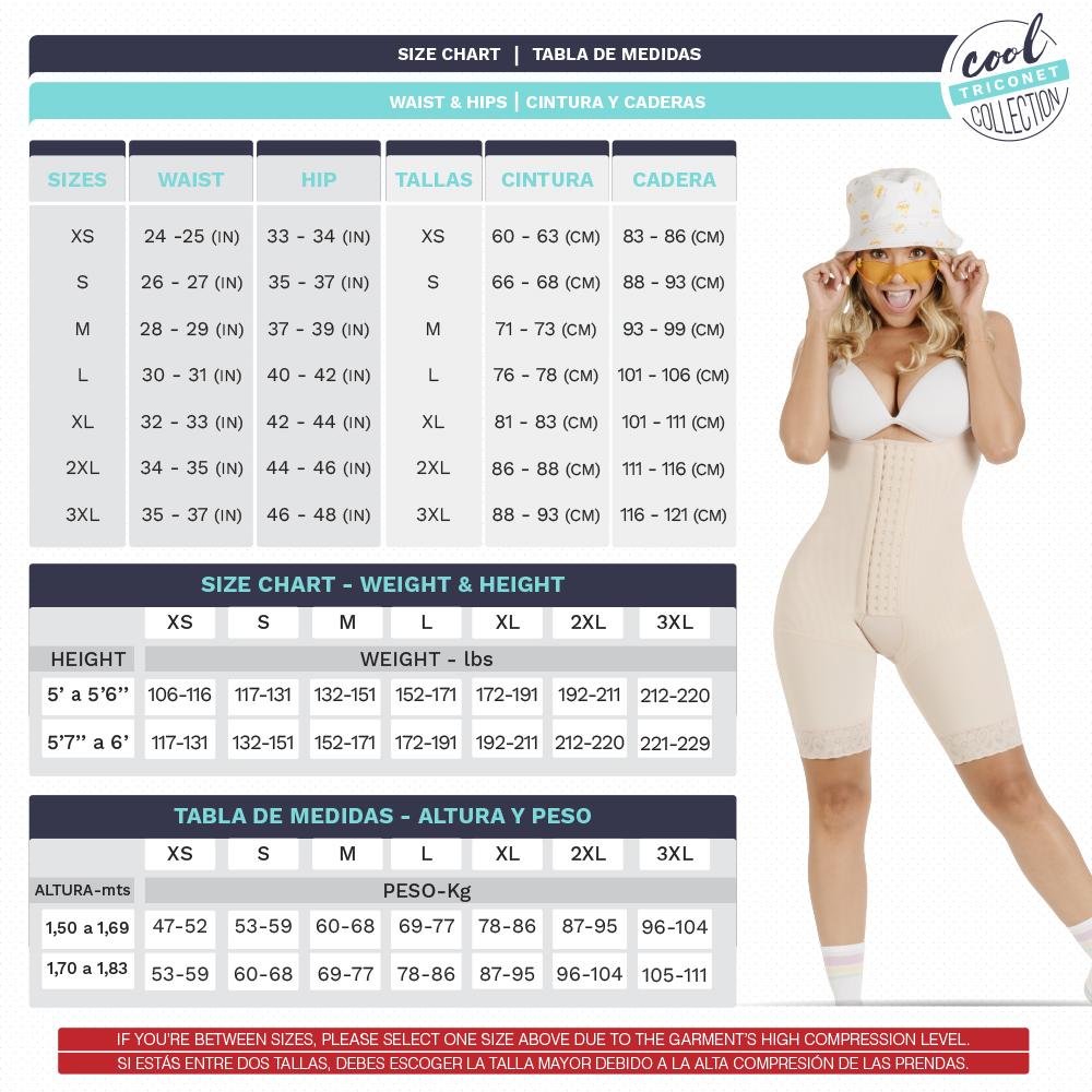 Fajas SONRYSE TR47BF | Mid Thigh Women Tummy Control Butt Lifter | Butt Lifter Women Waist Shaper Tummy Control With Mid Zip - fajacolombian