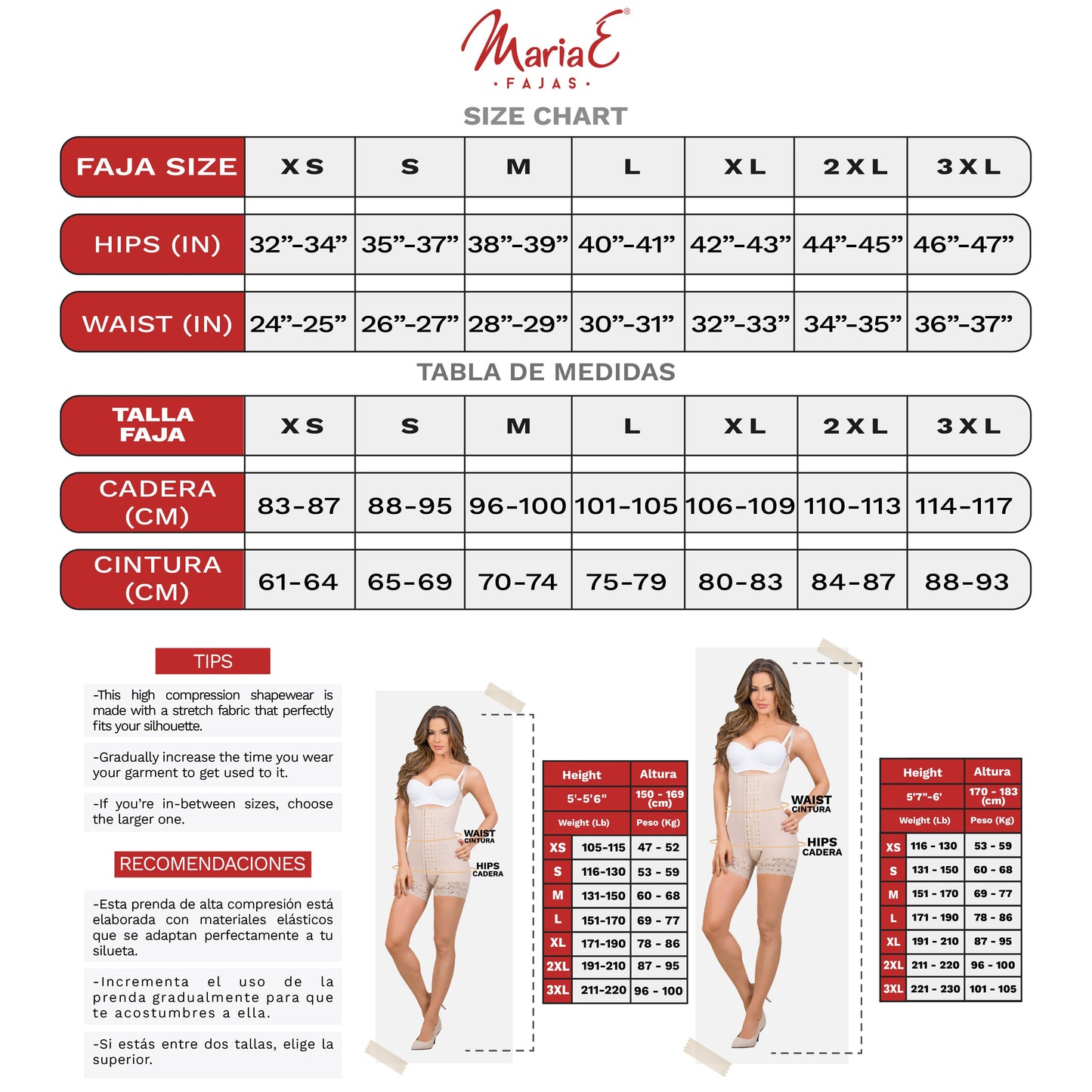Fajas MariaE 9142 | Long Sleeve Postoperative Shapewear With Over Bust Strap | After Pregnancy Compression Garment - Pal Negocio